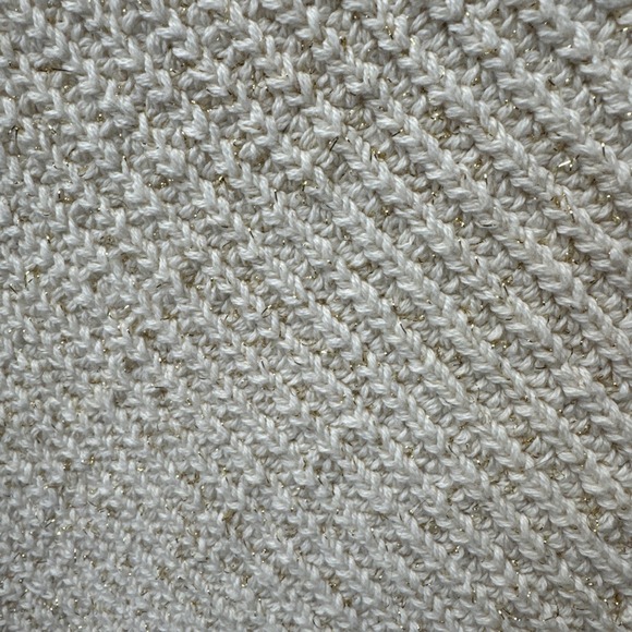 Love Your Melon Poncho Shawl Cream Knit One Size - Picture 2 of 4